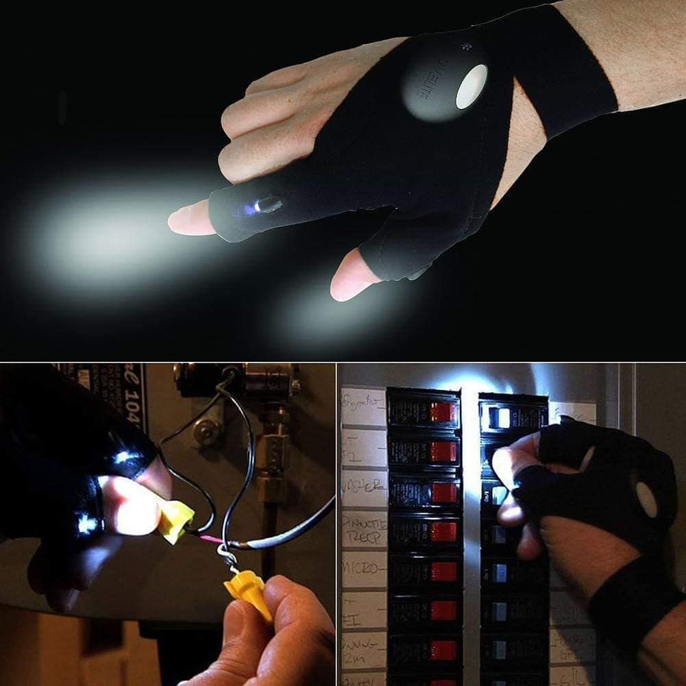 Gants LED Rechargeables – Travaillez en toute lumière même dans le noir